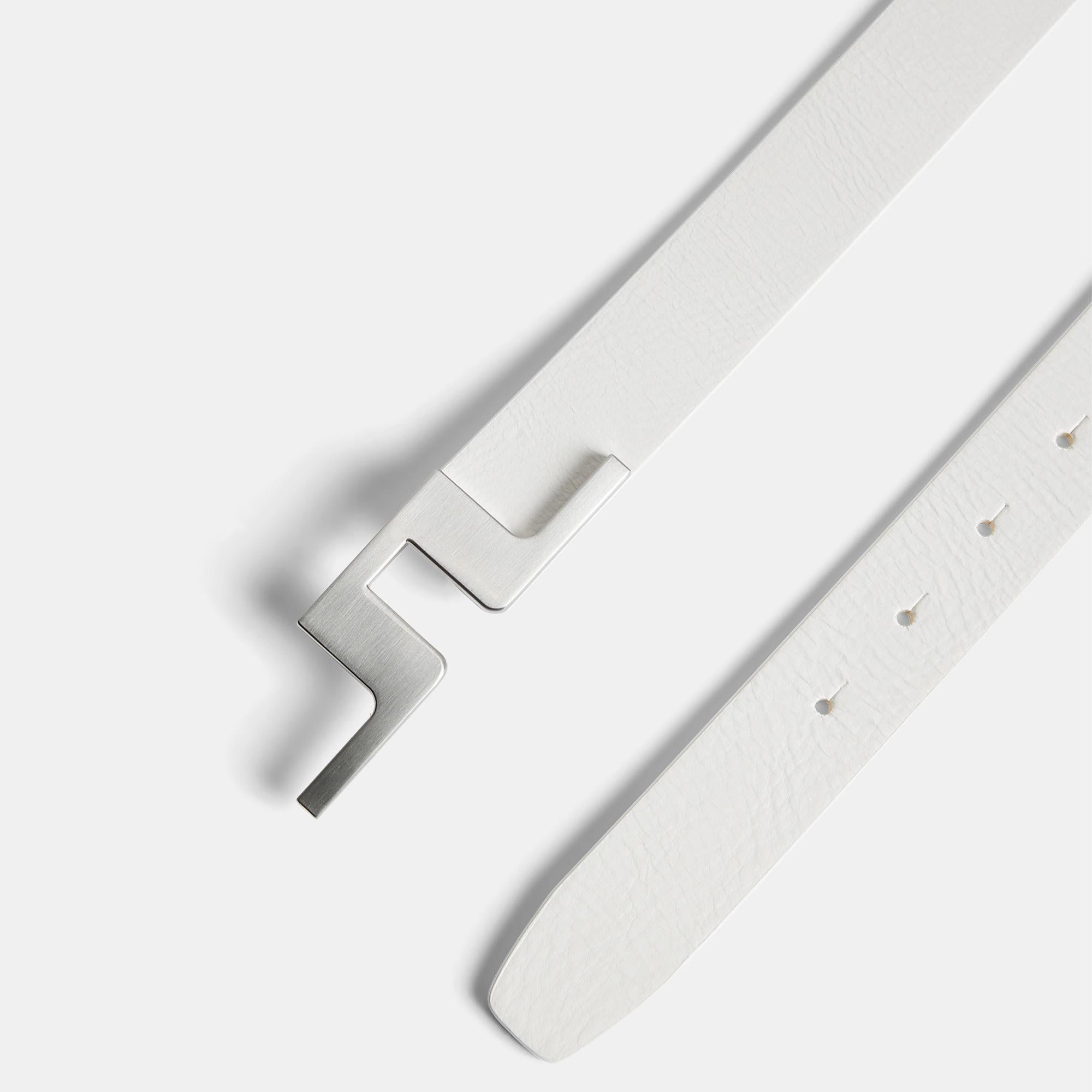 J Lindeberg Betsy Ladies Belt White